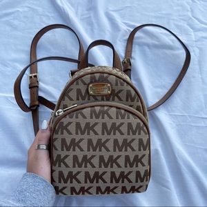 Michael kors mini backpack